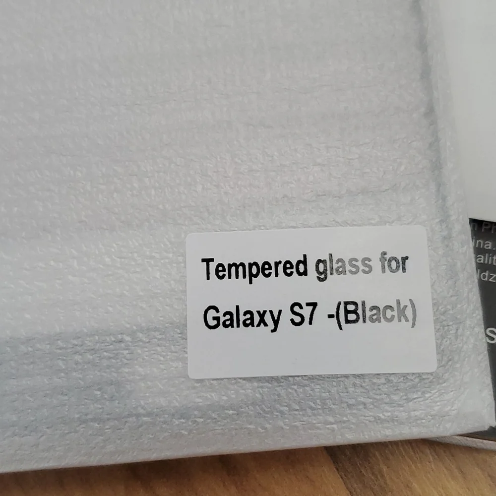 NEW Screen Protecor amFilm & SuperShieldz Galaxy S7 (black) Tempered Glass